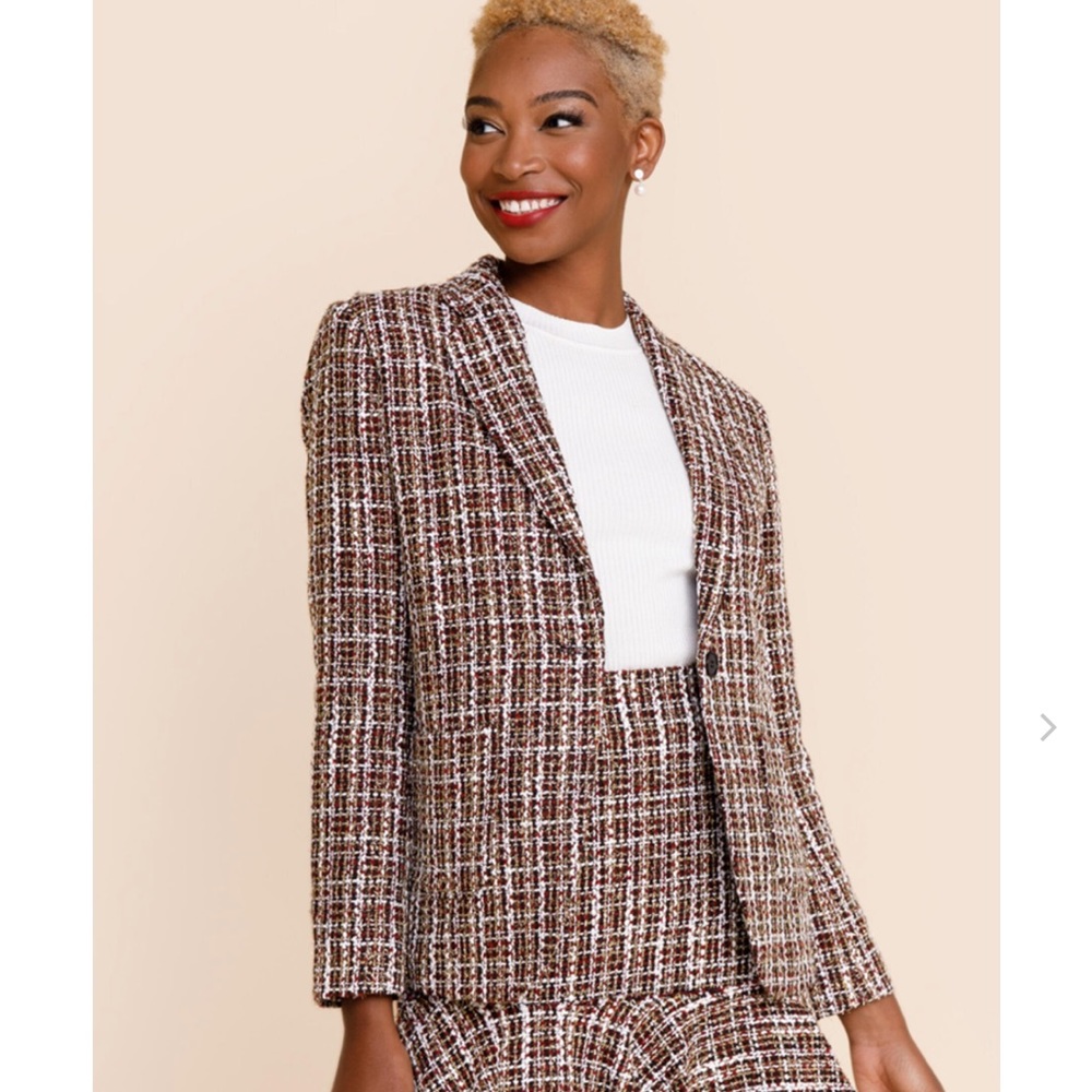 Francesca’s Womens Tweed Blazer NWT